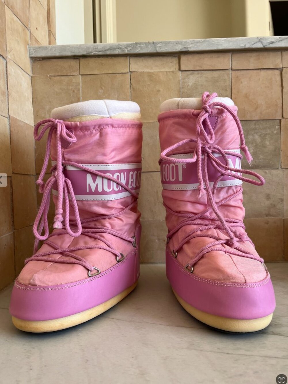 Girls Pink Moonboots